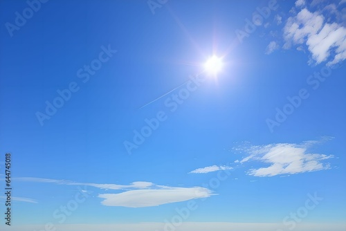 A picture of clouds in the blue sky. no.25. Generative aI.