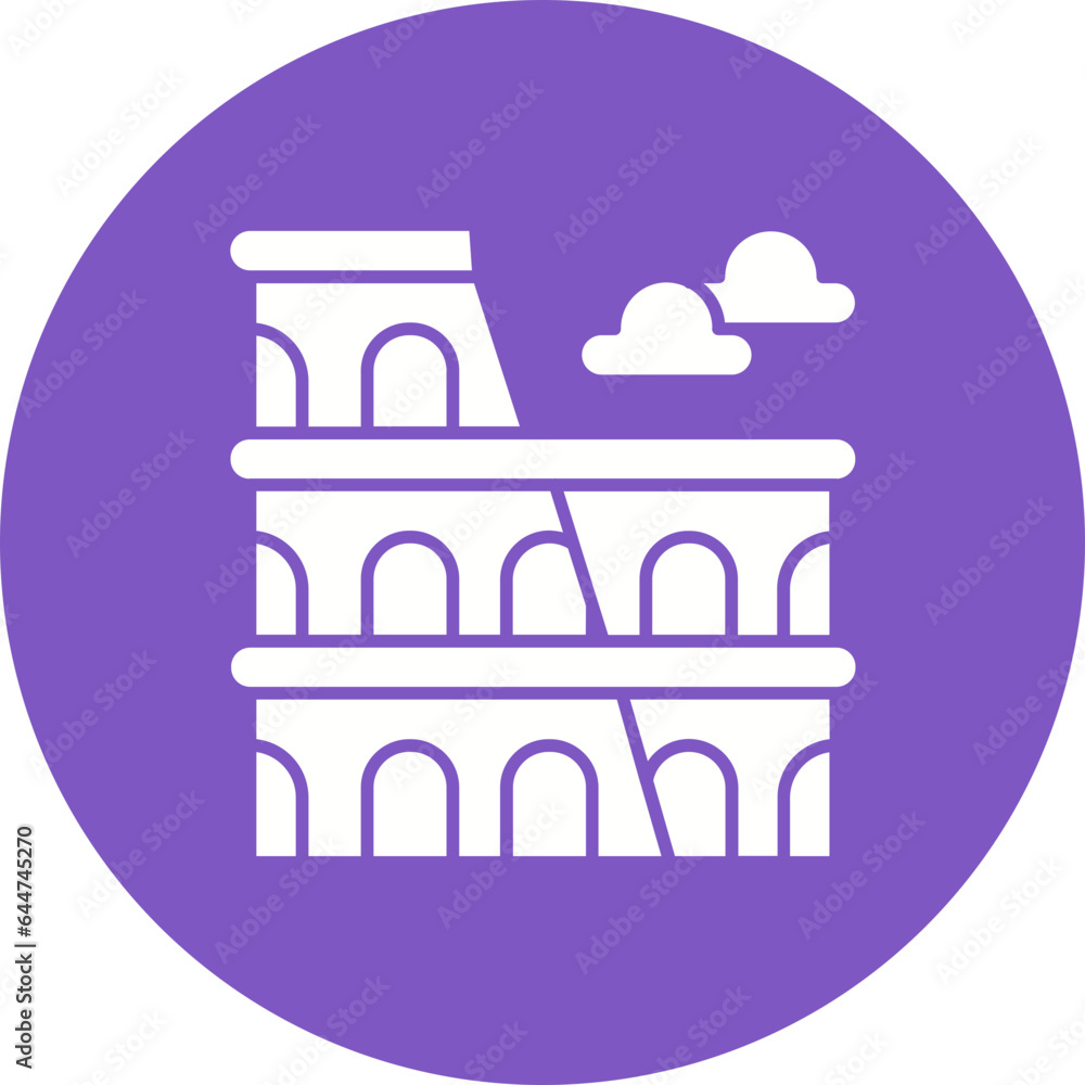 Fototapeta premium Coliseum Icon