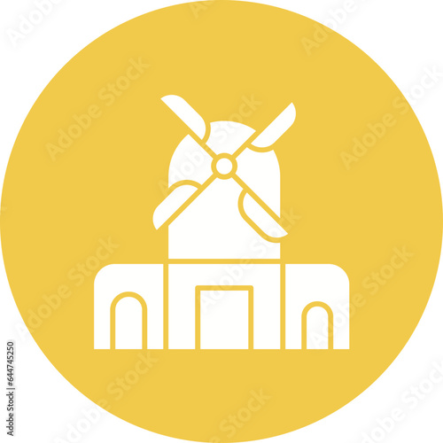 Kinderdijk Windmills Icon