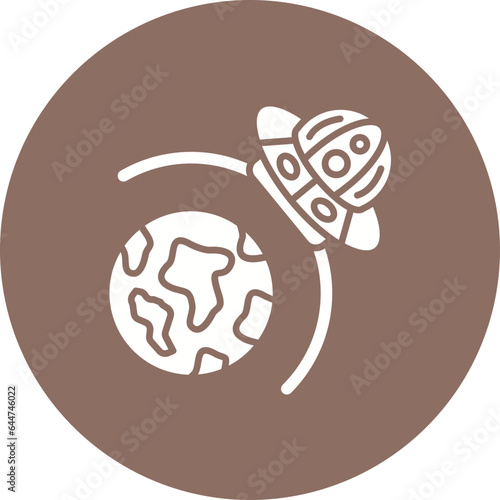 UFO Earth Icon