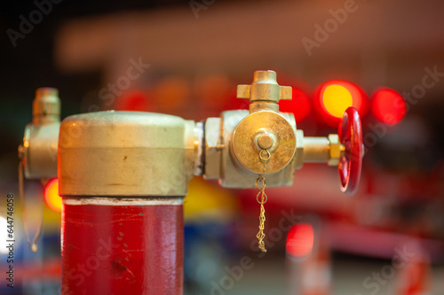 Water shut-off valve for firefighting use