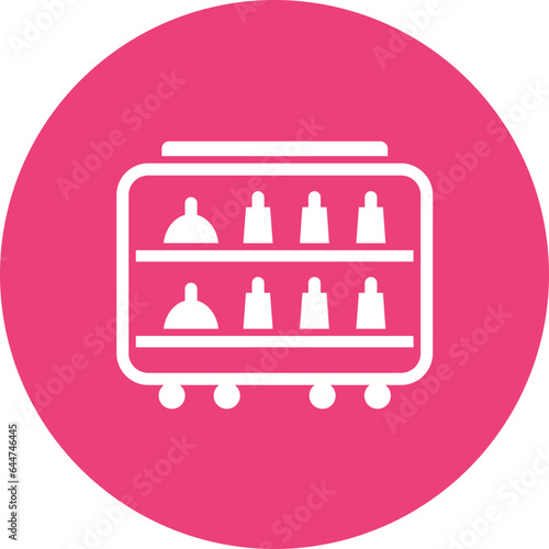 Airplane Food Trolley Icon