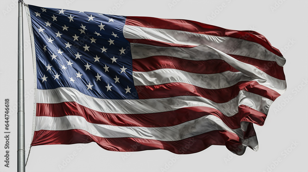 Fototapeta premium A flag inspired artwork depicting the American flag