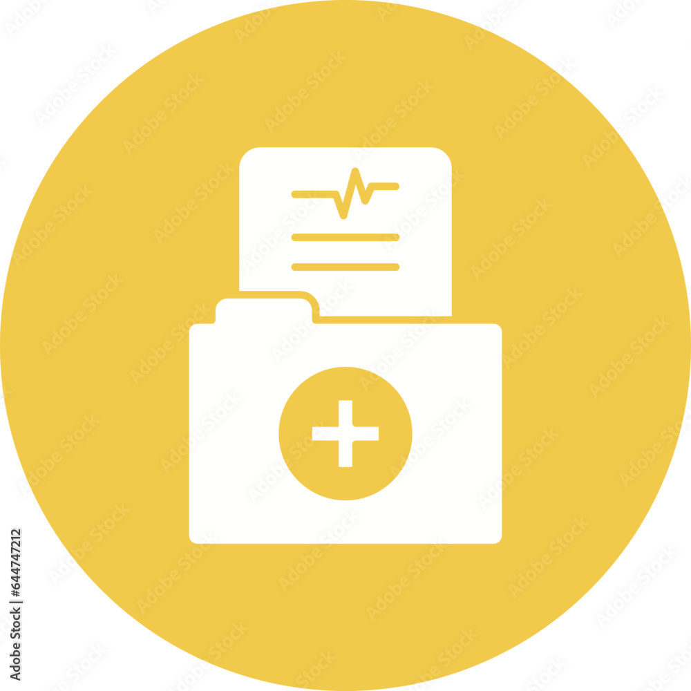 Obraz premium Medical Folder Icon