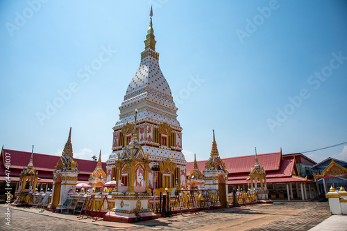 Wat Phra That Renu Nakhon Temple is the most famous landmark in Nakhon Phanom  Thailand