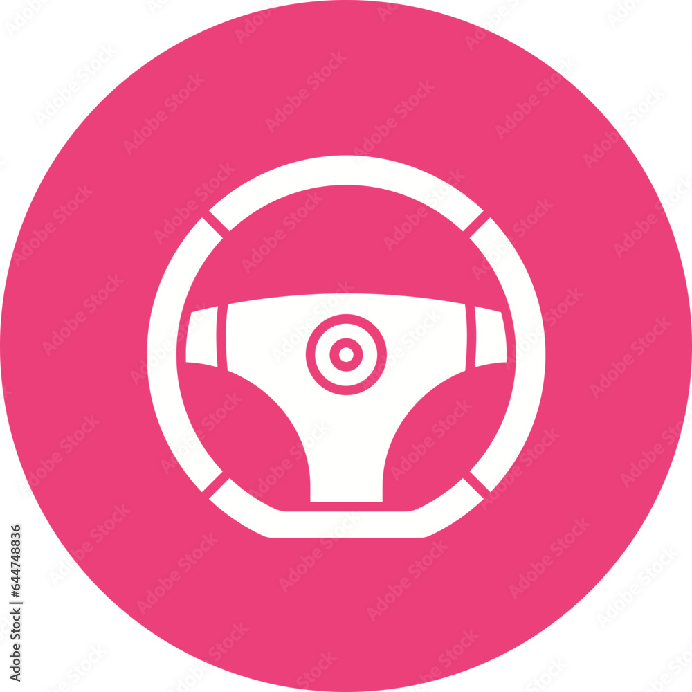 Obraz premium Steering Wheel Icon