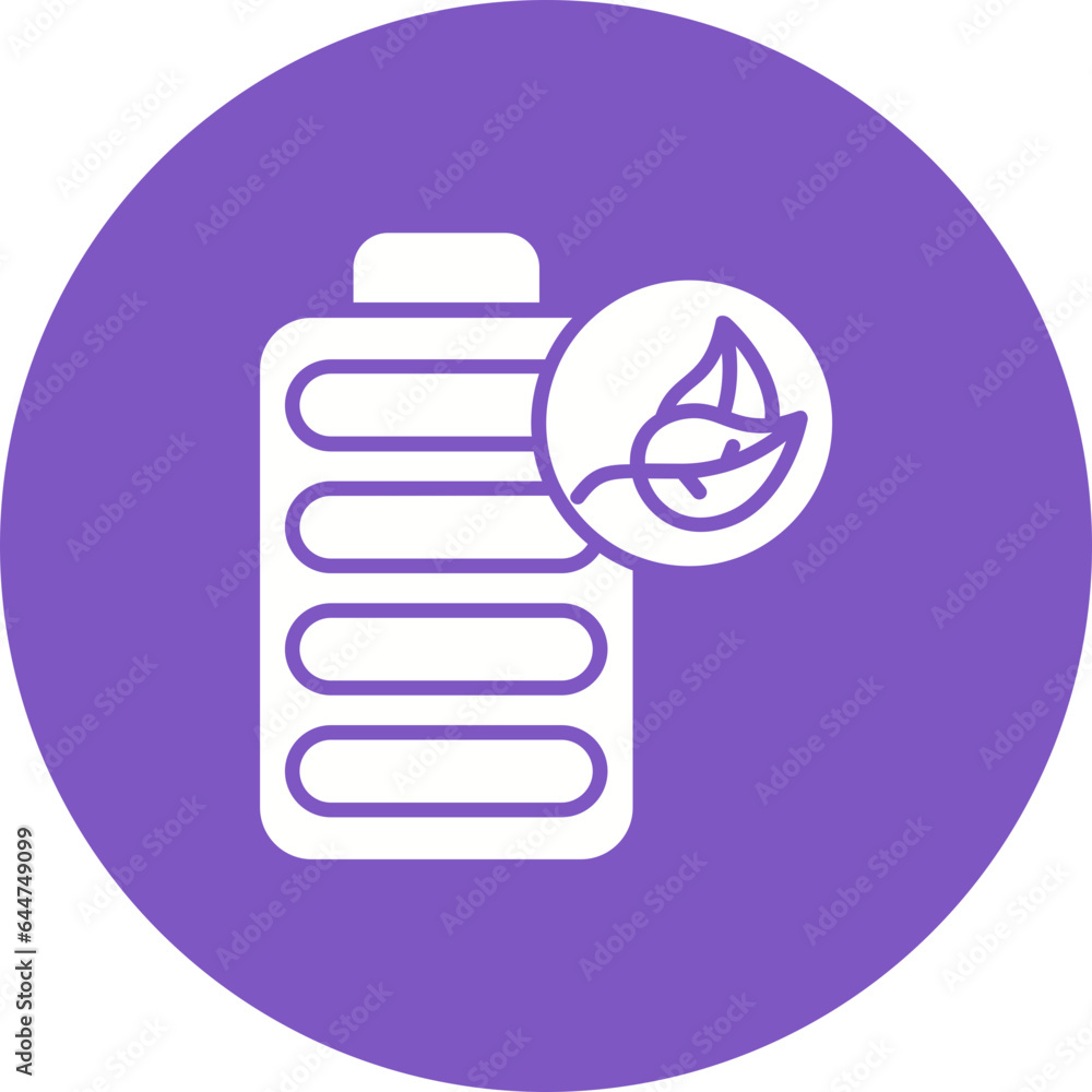 Eco Battery Icon Eco Battery Icon