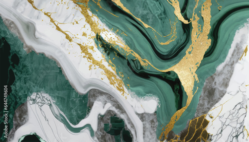Abstract artistic background. Jazz white, marble, Textured background. Oil on canvas. golden brushstrokes.modern Art. green, gray, poster, card, rug, hanging, print vector mural