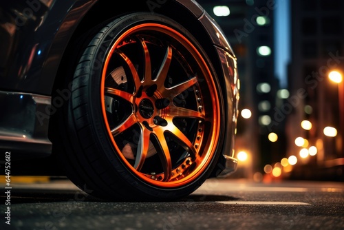 stylish car wheel disc.