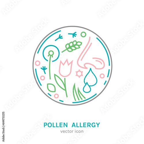 Types of allergy. Allergies caused by pollen.