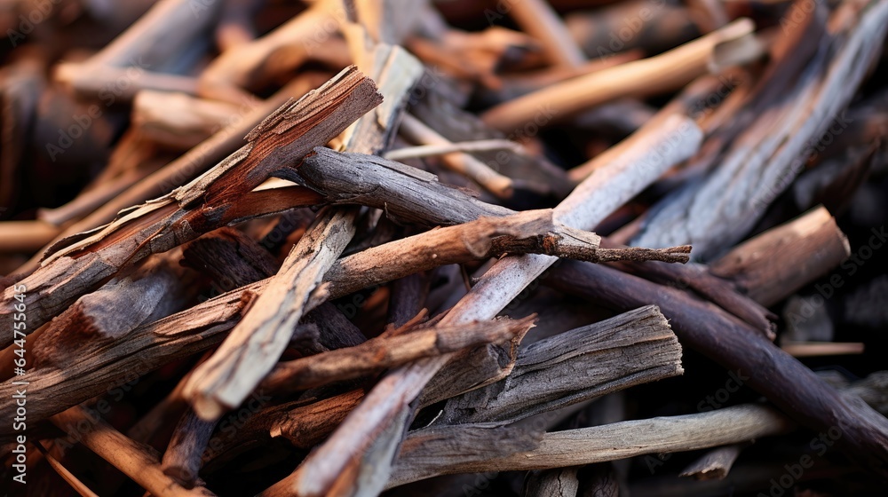 Brushwood firewood twigs close up. Brushwood firewood twigs close up.