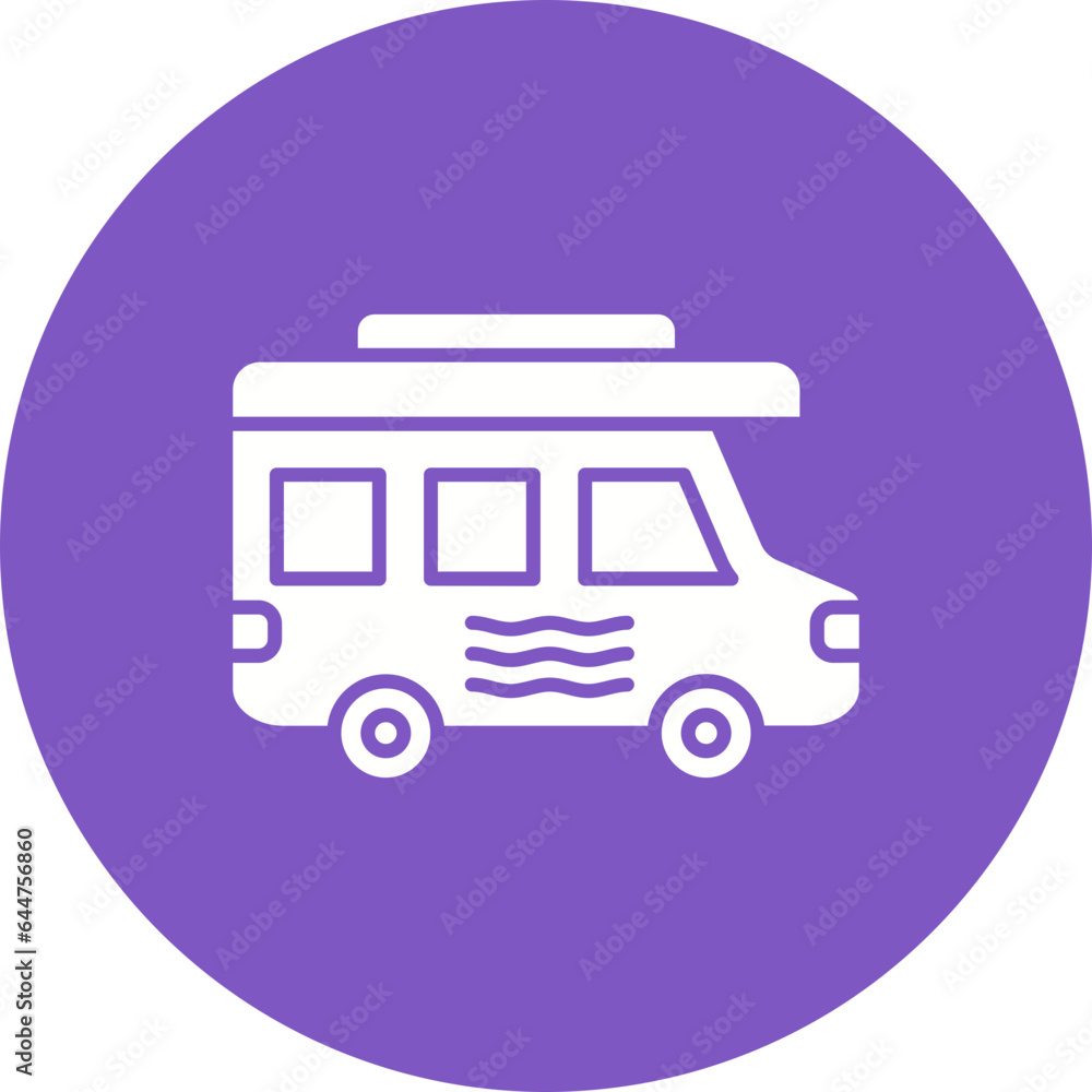 Camper Van Icon Camper Van Icon