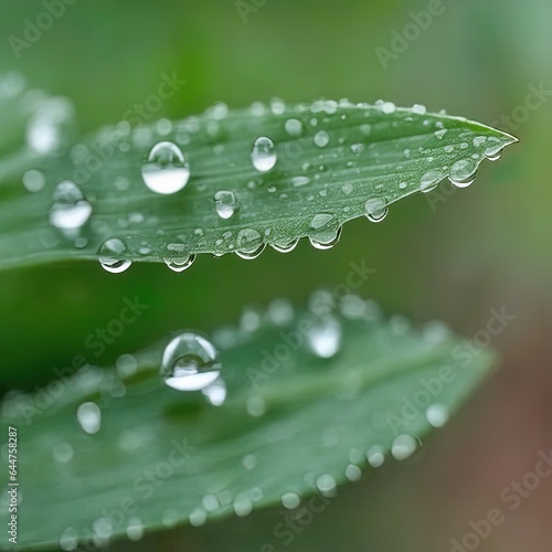 beautiful green leaf with water dropsbeautiful green leaf with water dropsdew drop on green leaf
