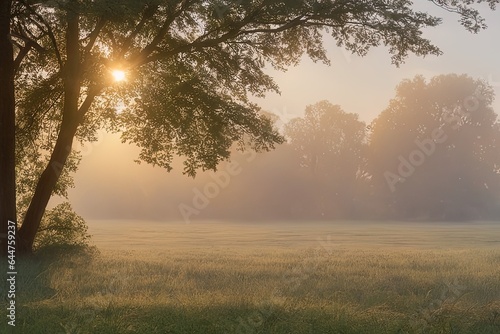 beautiful morning sunrise in the forest. sunrise in the parkbeautiful morning sunrise in the forest. sunrise in the parksunrise in the morning mist. the rays of the sun in the morning. the morning is 