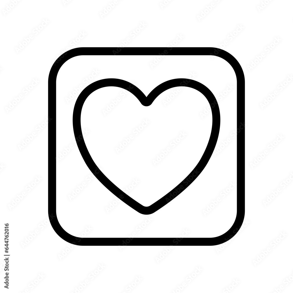 heart icon on metal internet button heart icon on metal internet button