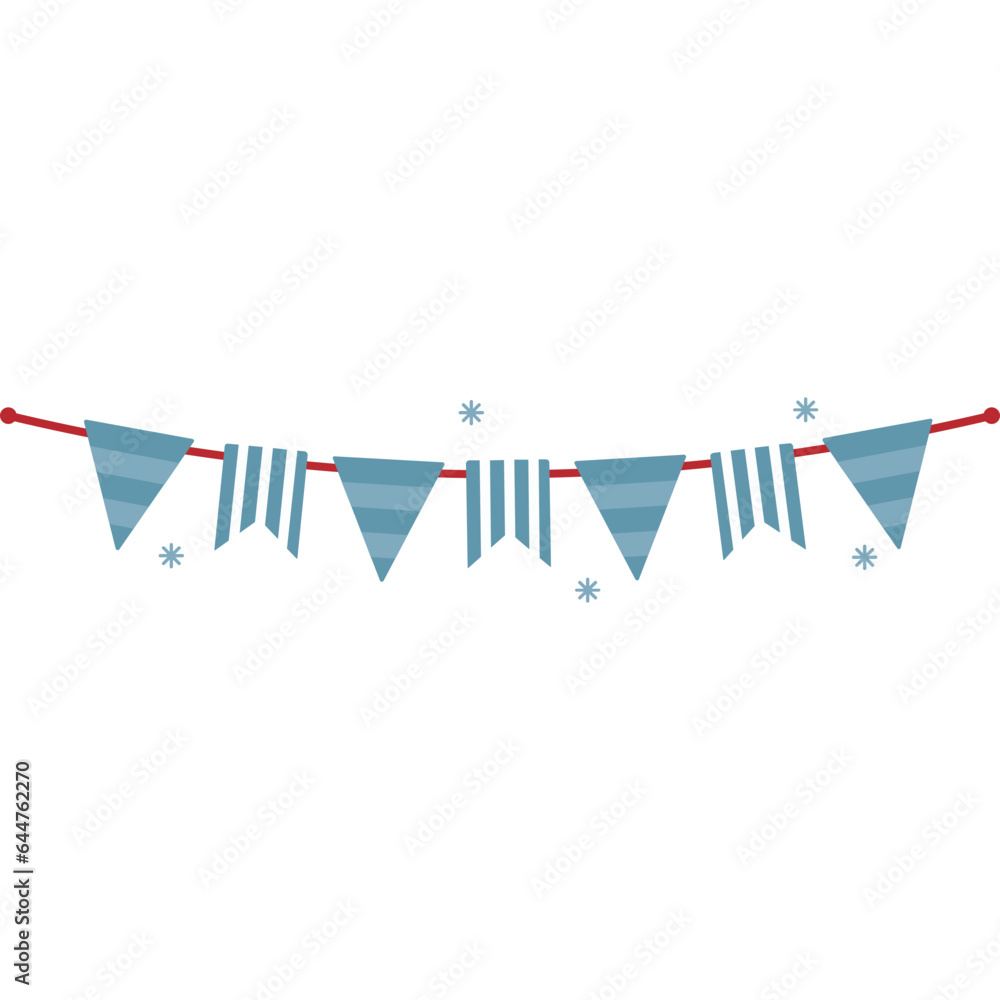 Fototapeta premium New Year Element Bunting