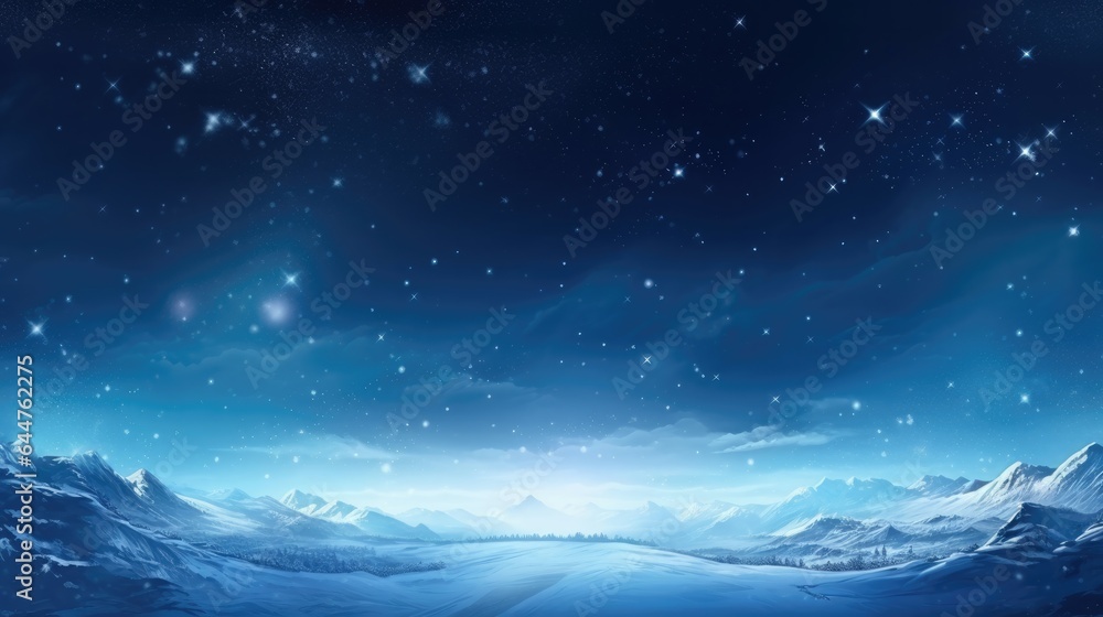 Winter space of snow background, Christmas concept.