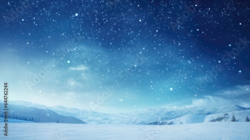 Winter space of snow background, Christmas concept.