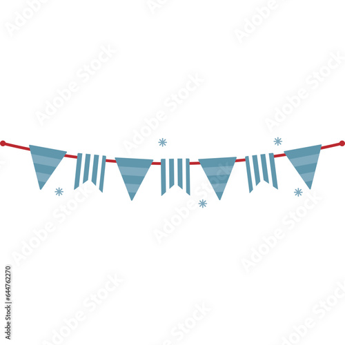 New Year Element Bunting