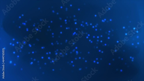 Wallpaper Mural Royal blue glowing glitter bokeh particles elegant particles background. Futuristic glittering particle Royal blue background Torontodigital.ca