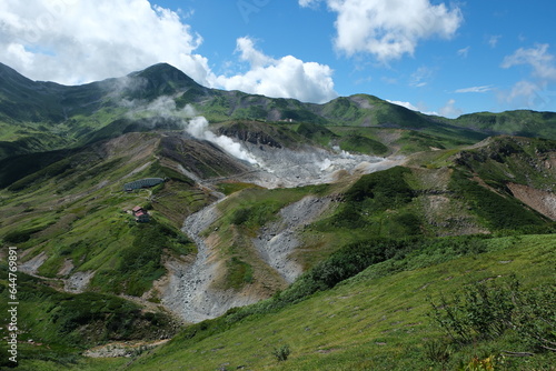 立山、大日岳。北アルプスの絶景トレイル。日本の雄大な自然。