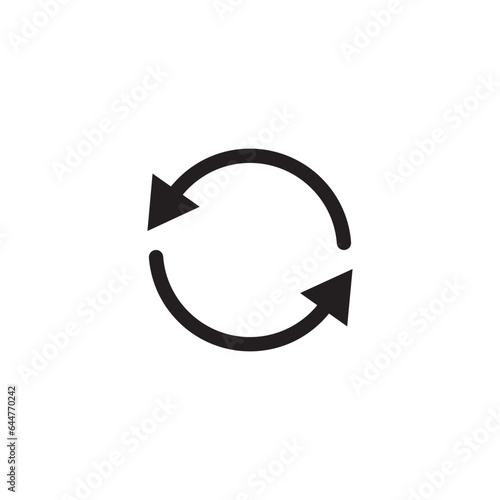 loop icon vector