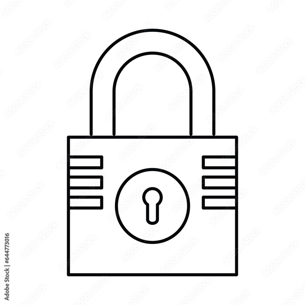 padlock icon design, illustration design padlock icon design, illustration design