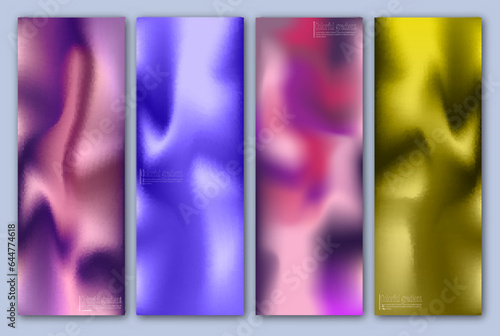 Gradient background, color blur. A set of templates for interior design, prints, decorations, creativity and web design. The basis for posters, posters, covers and creative ideas