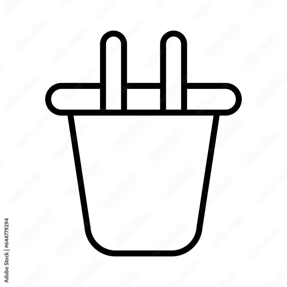 Magic Hat icon in black line art. Magic Hat icon in black line art.