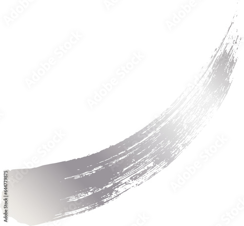 銀のブラシストローク