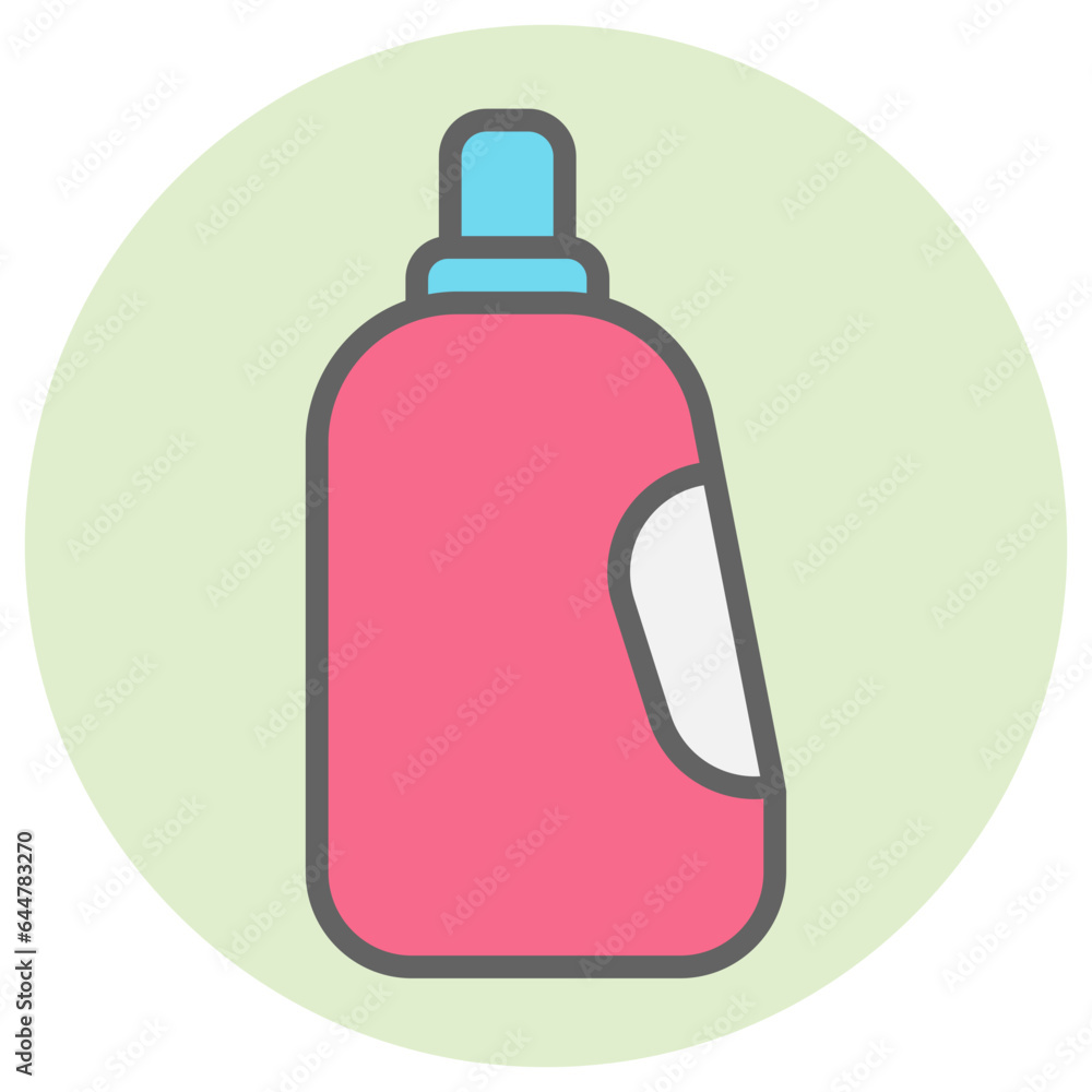 Jerry can icon in pink and blue color. Jerry can icon in pink and blue color.