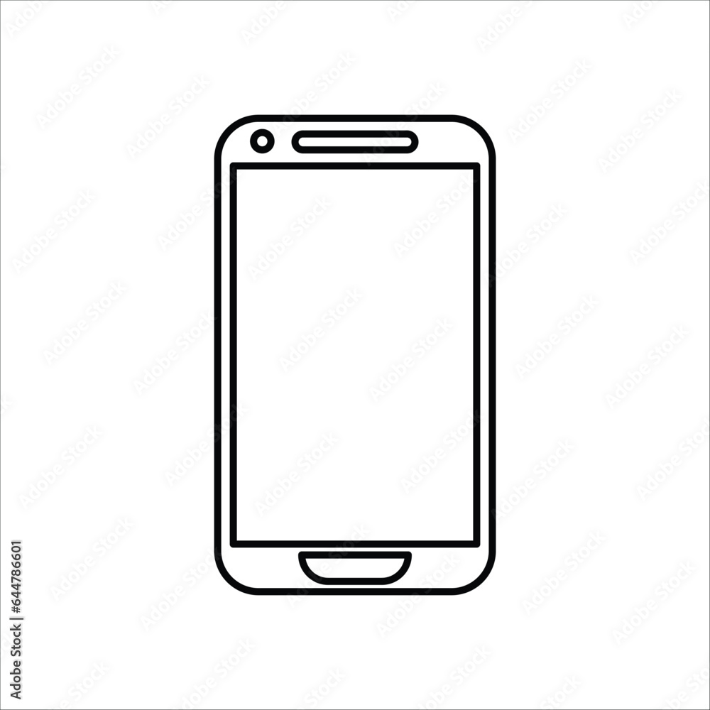smartphone icon design, illustration design smartphone icon design, illustration design