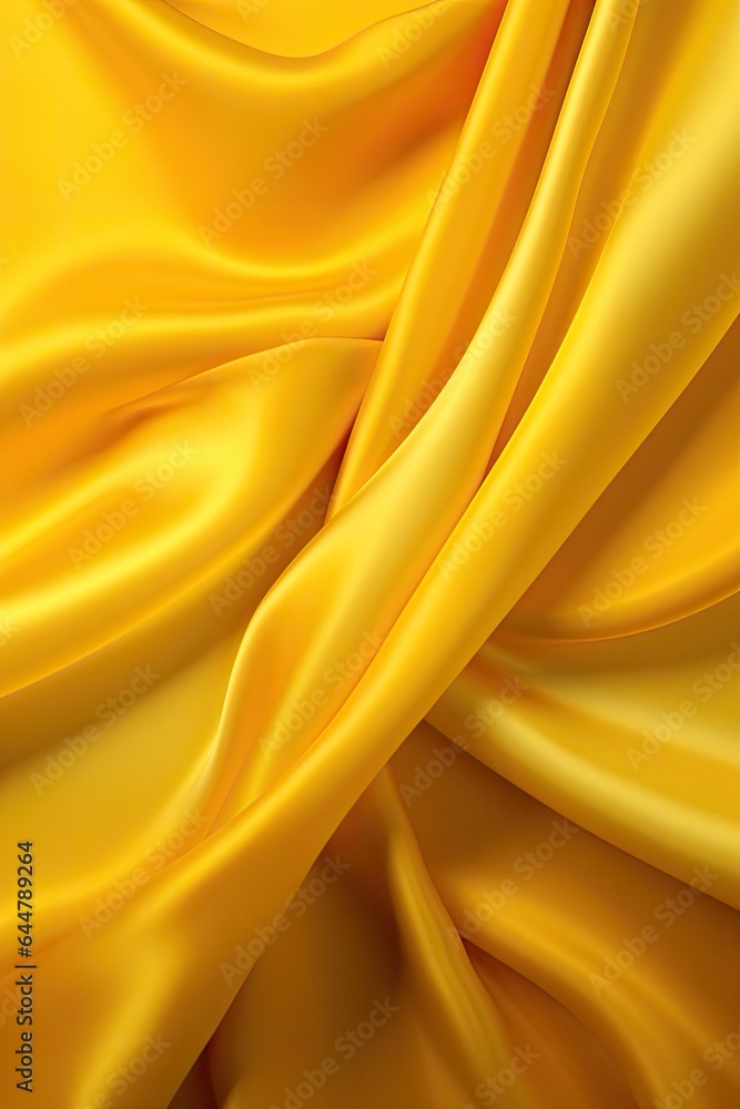 yellow silk fabric - generative ai yellow silk fabric - generative ai