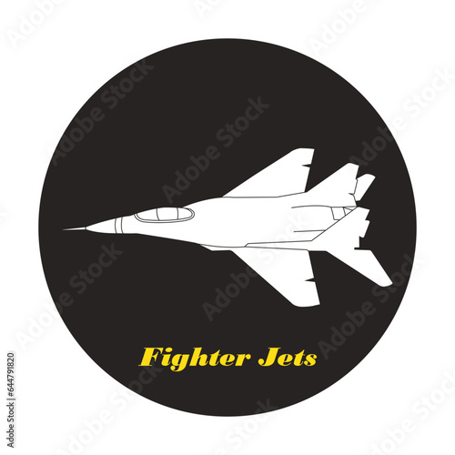 Fighter plane icon
