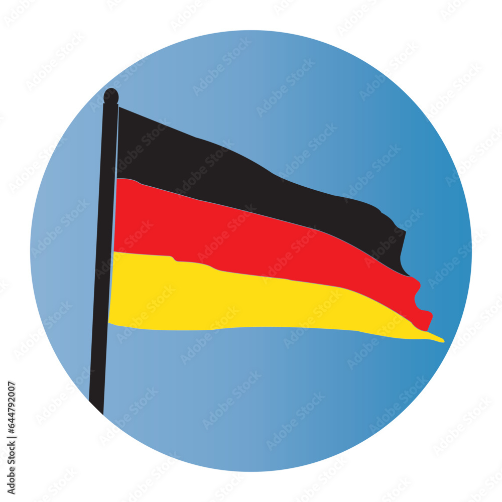 Obraz premium German flag icon