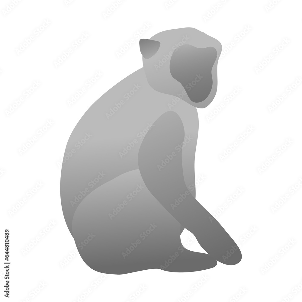 Fototapeta premium Monkey PNG file