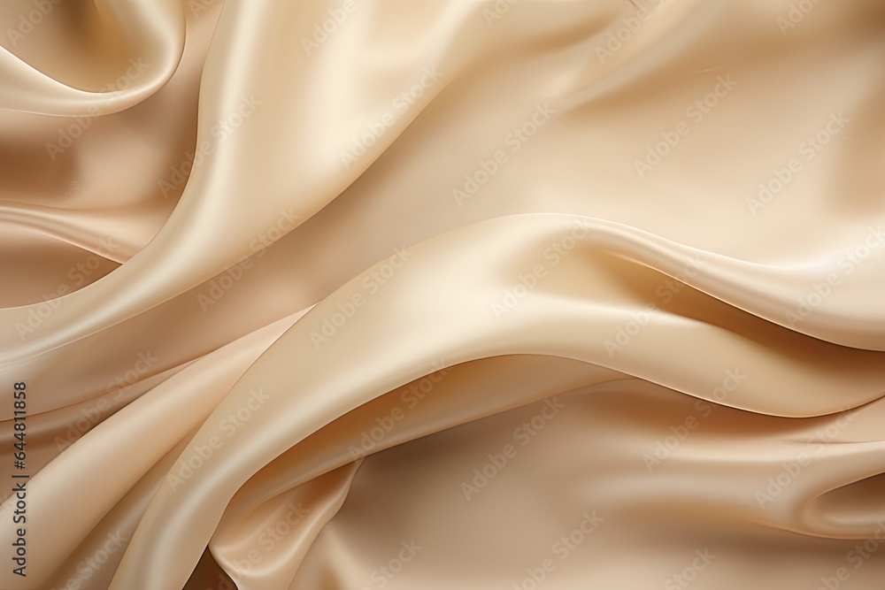 beige silk background - generative ai beige silk background - generative ai