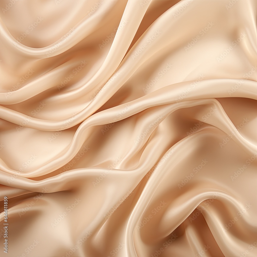 beige silk background - generative ai beige silk background - generative ai
