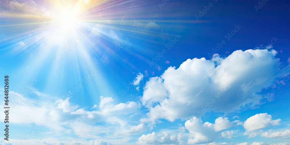 Summer skies. Canvas of blue and white. Heavenly beauty. Cloudy serenity and sun. Nature fluffy blanket Summer skies. Canvas of blue and white. Heavenly beauty. Cloudy serenity and sun. Nature fluffy blanket