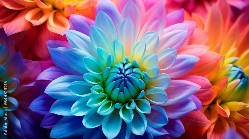 Obraz premium beautiful chrysanthemum flower in the garden