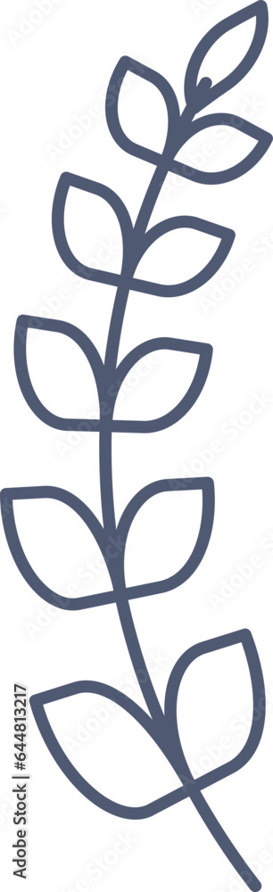 Wheat Ear Icon Or Symbol In Linear Style. Wheat Ear Icon Or Symbol In Linear Style.