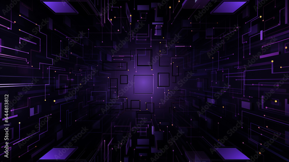 abstract background with purple shapes