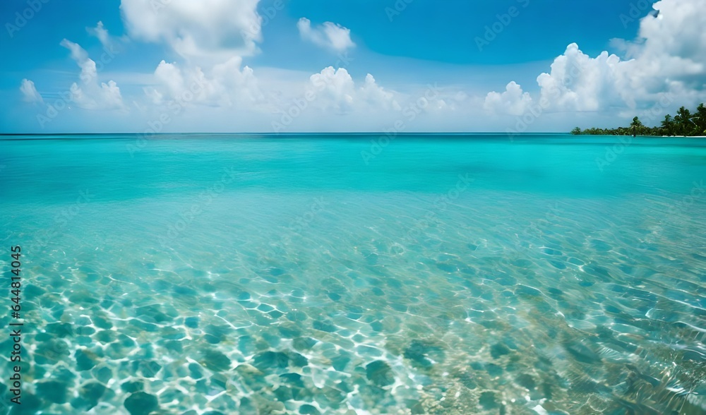 Crystal Clear Tropical Sea Water