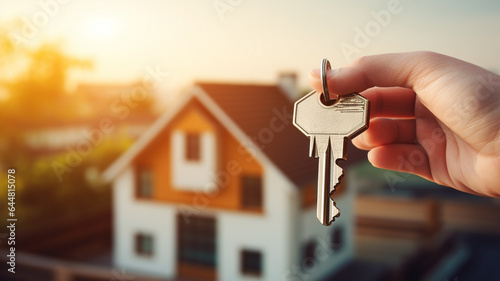 House key. Real estate concept