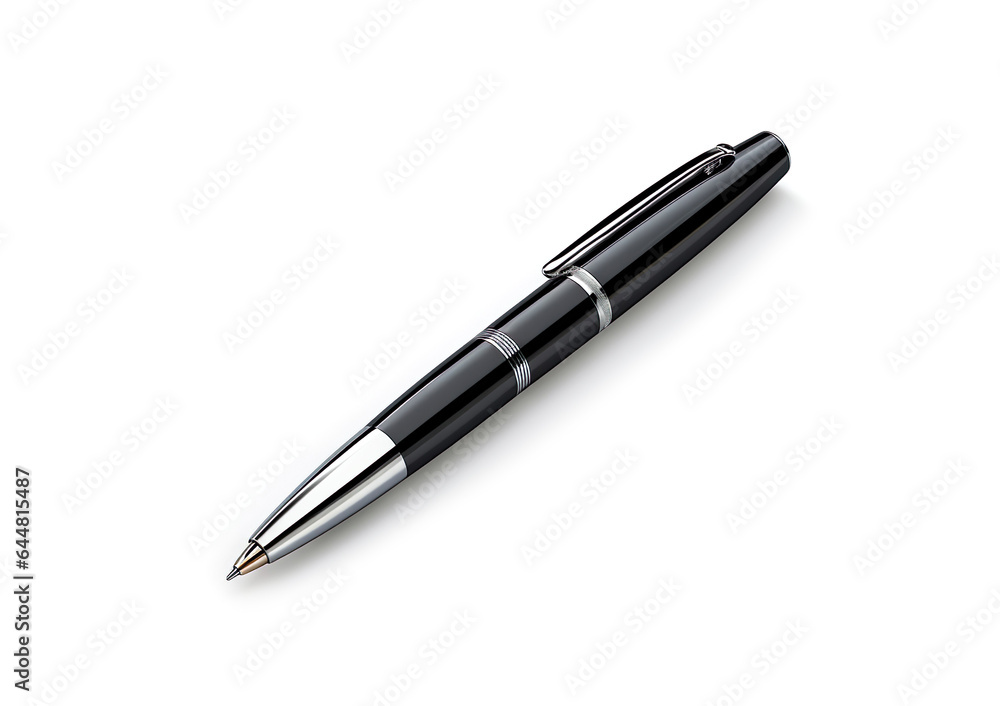 Black pen isolated on white background Black pen isolated on white background