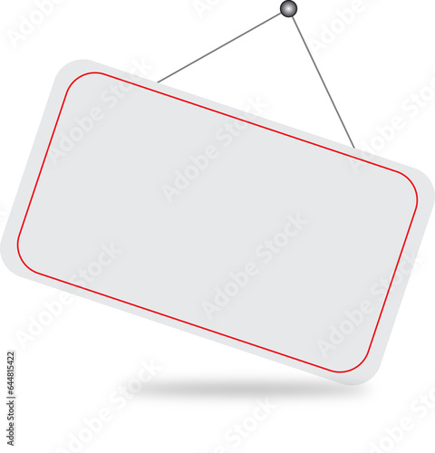 blank sign