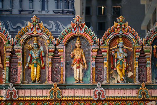 Entrance of Sri Thendayuthapani Temple - Singapore