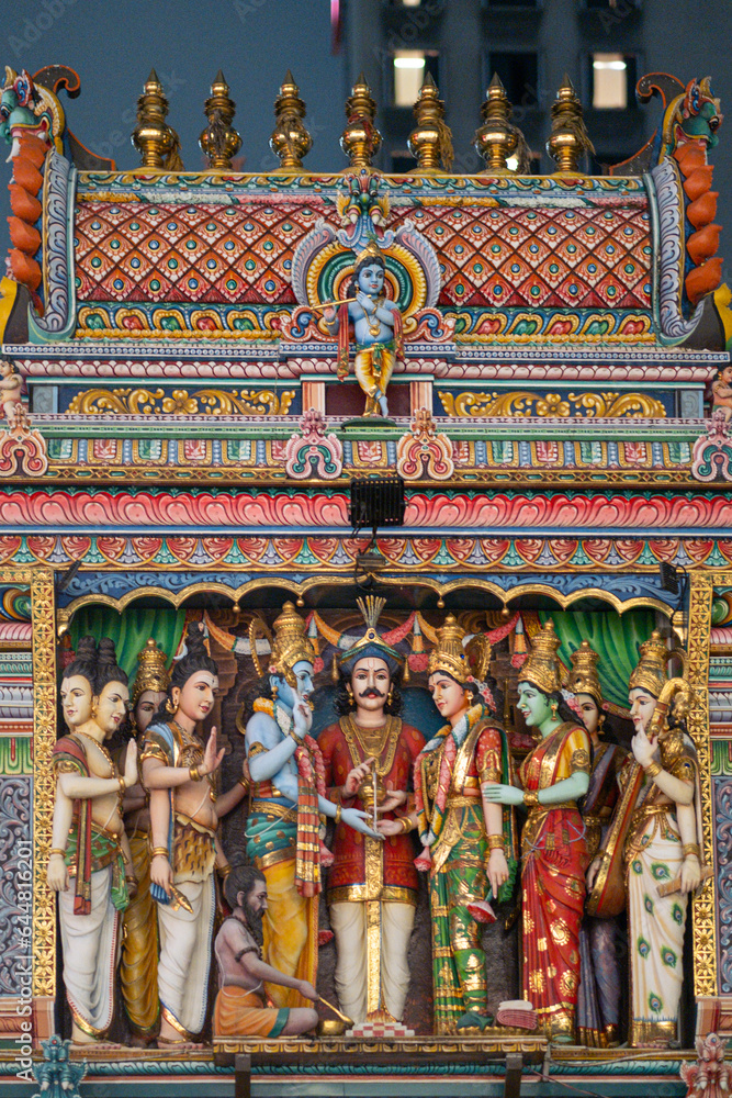 Entrance of Sri Thendayuthapani Temple - Singapore