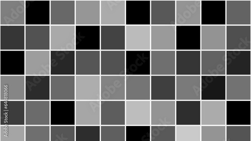 Black abstract square mosaic background