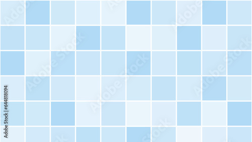 Blue abstract square mosaic background